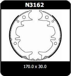 Parking Brake Shoe N3162 - Protex