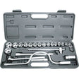 25 Pieces 1/2” Drive Metric Socket Set - PKTool