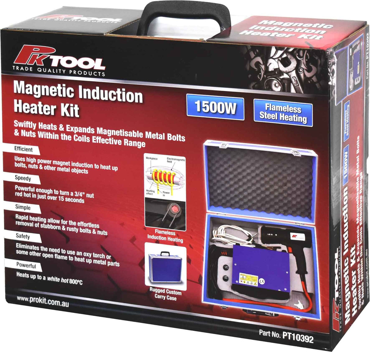 Flameless Magnetic Induction Heater Kit - PKTool