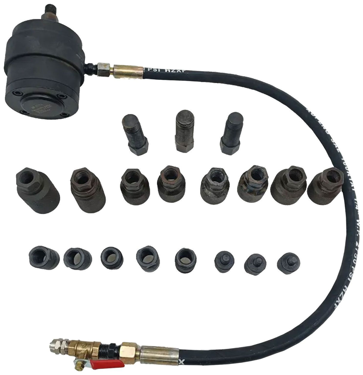 21 Piece Pneumatic Impact Diesel Injector Puller & Removal Kit - PKTool