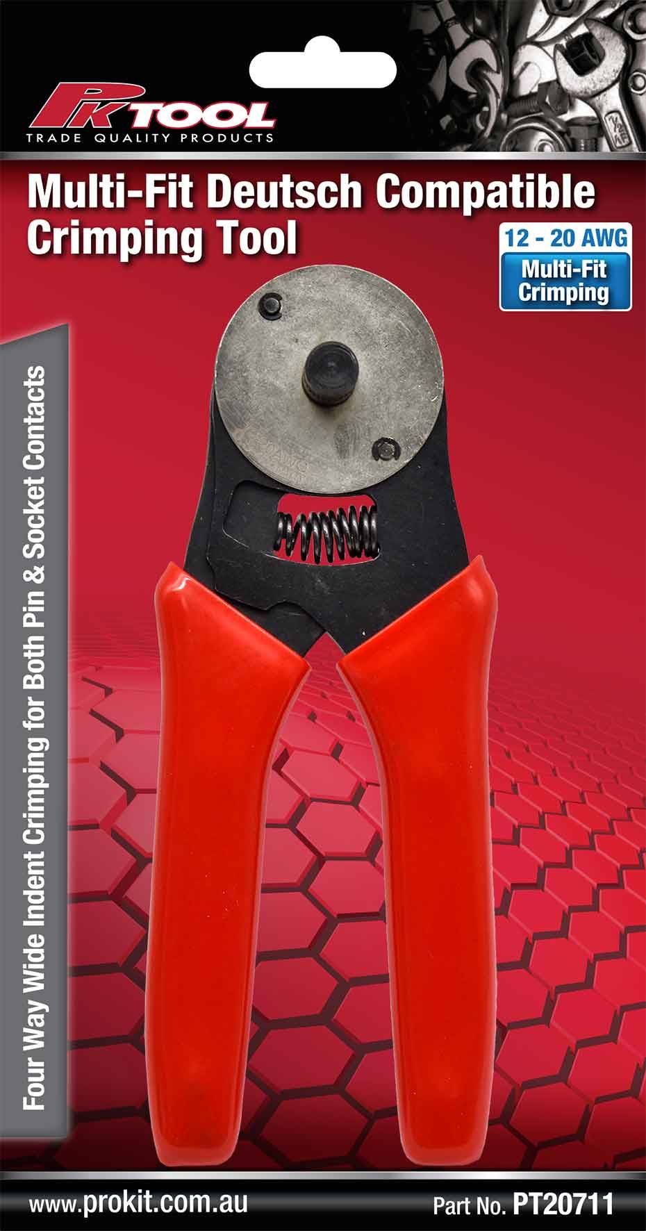 Multi-Fit Deutsch Compatible Crimping Tool - PKTool