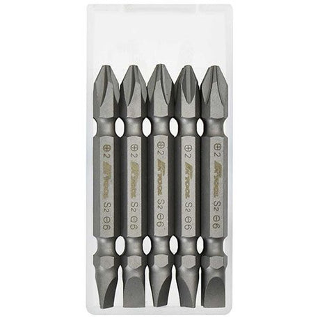 10 Pieces 1/4” Hex 65mm Double Ended Screwdriver Bits Set - PKTool