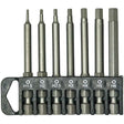 7 Piece 1/4” Hex 70mm Metric Power Bit Hex Bits Set - PKTool