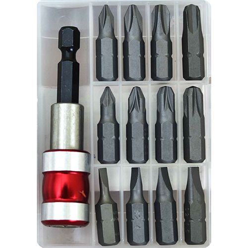 13 Pieces 1/4” Hex Screwdriver Bits Set - PKTool | Universal Auto Spares