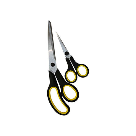 Scissors 2pc 140 & 250mm Soft Grip - PKTool | Universal Auto Spares