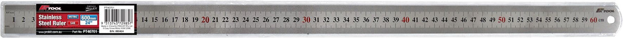 600mm Stainless Steel Ruler - PKTool