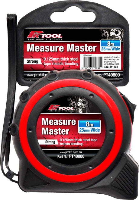 Measure Master Super Heavy Duty 8m Measuring Tape - PKTool
