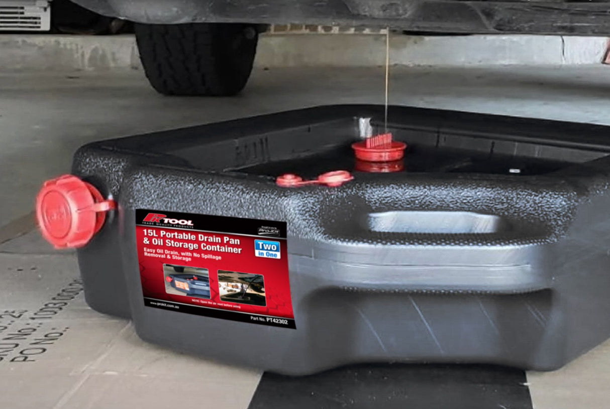 15L Drain Pan & Storage Tank - Pro-Kit