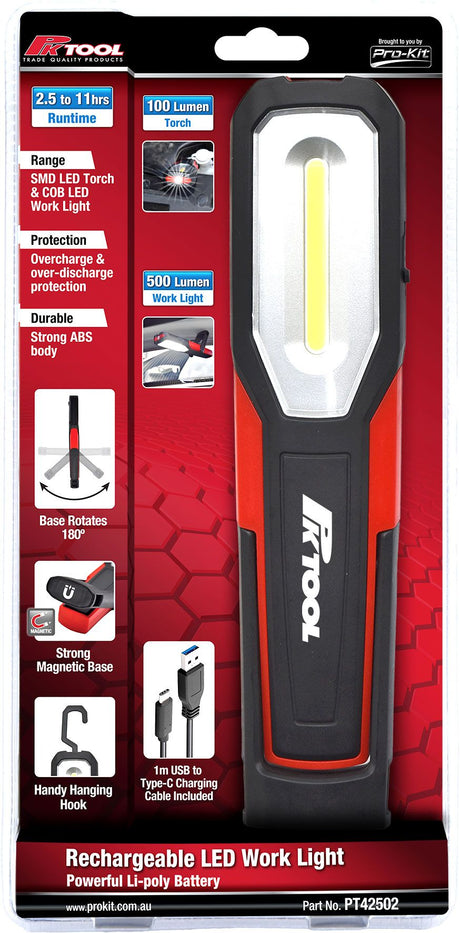 Rechargeable LED Work Light - PKTool