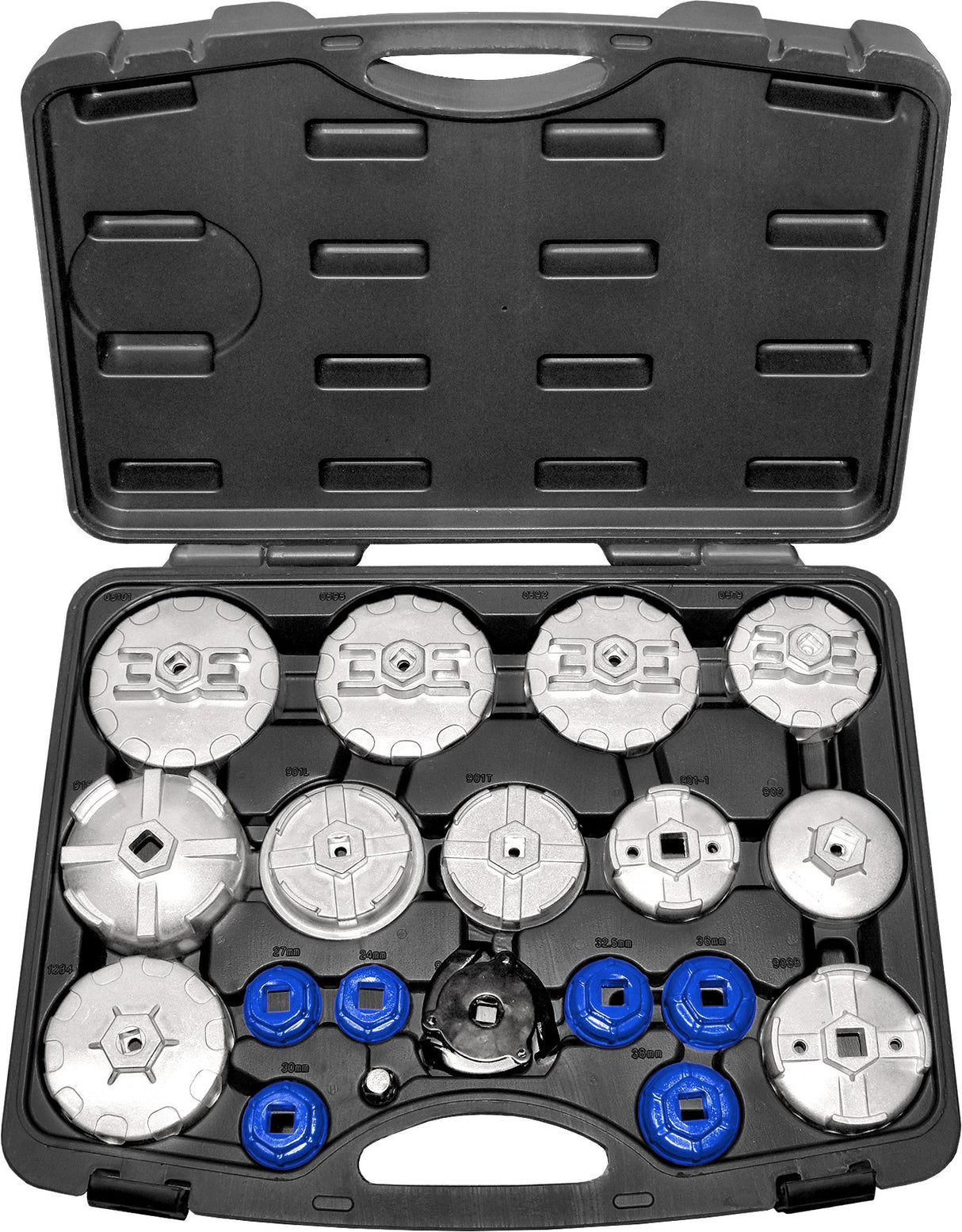 19 Piece Oil Filter Cartridge Nut Removal Kit - PKTool | Universal Auto Spares