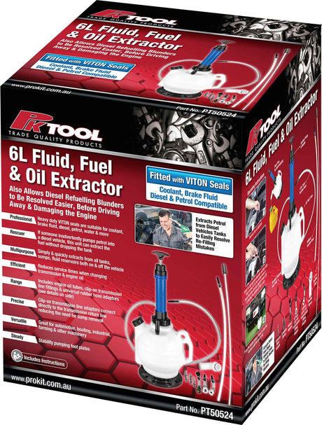 6L Fluid & Oil Extractor - PKTool