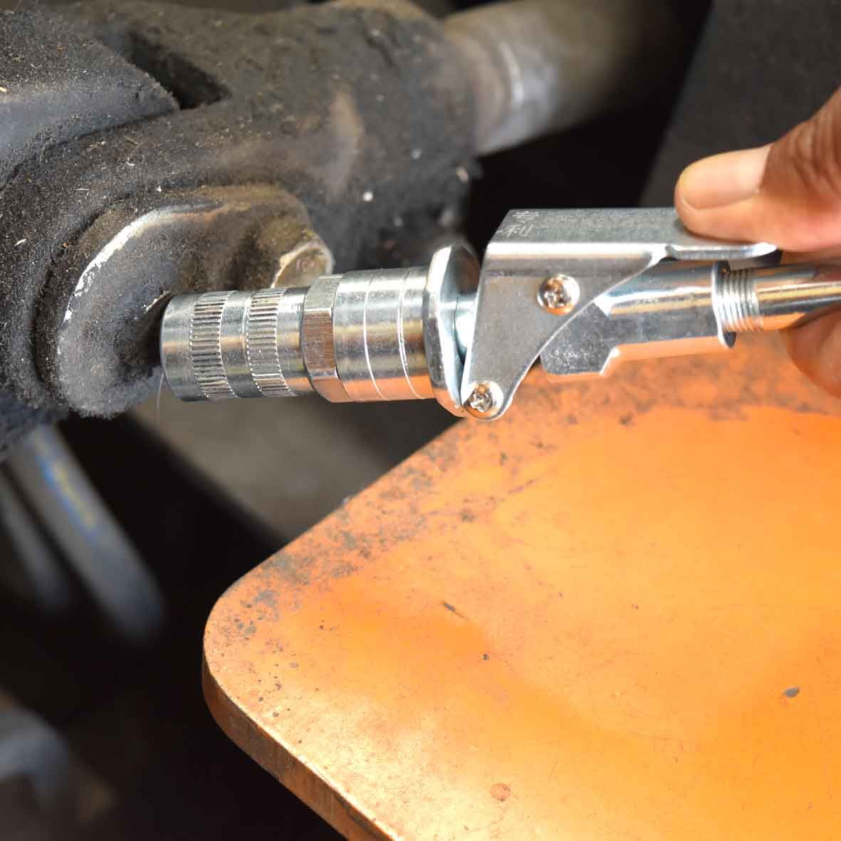 Quick Release Lock-On Grease Gun Coupler Nozzle - PKTool