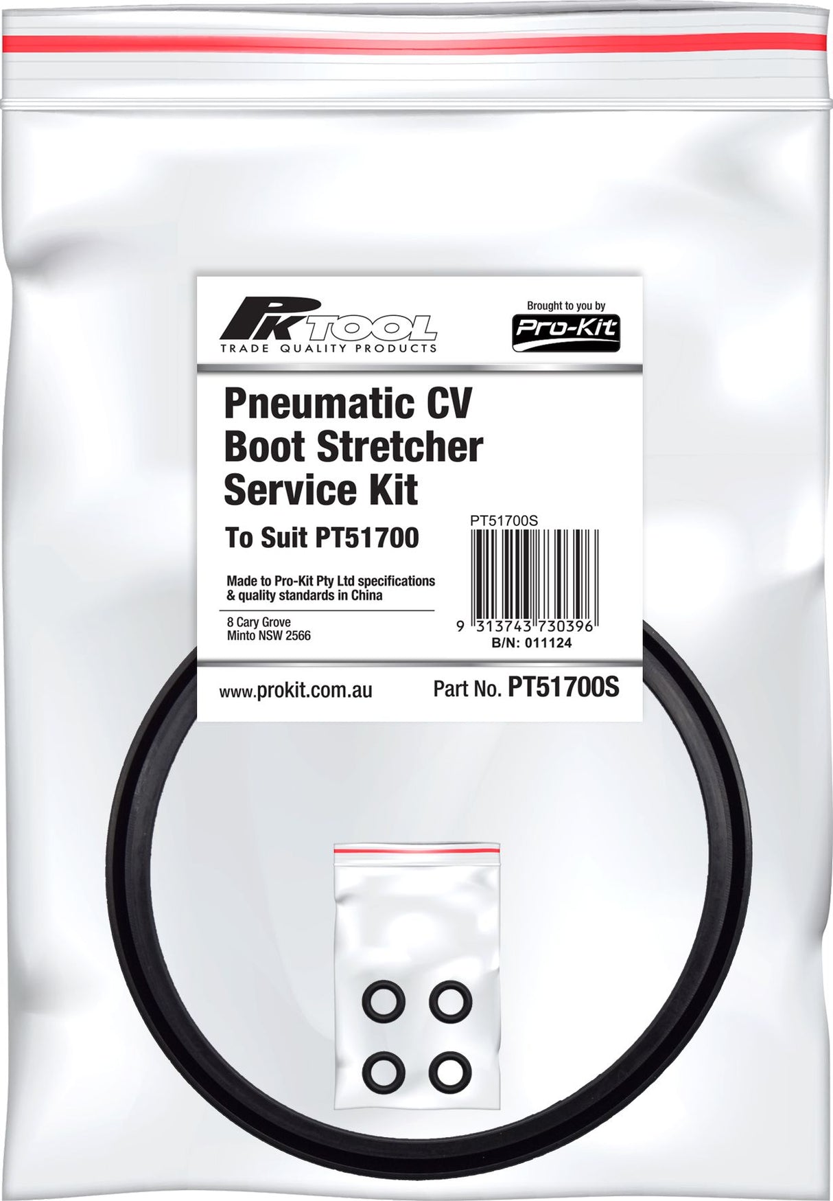 Pneumatic CV Boot Stretcher Service Kit Fits PT51700 - PKTool | Universal Auto Spares