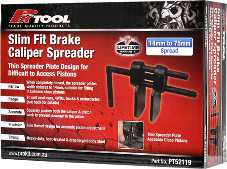 Slim Fit Brake Caliper Spreader - PKTool
