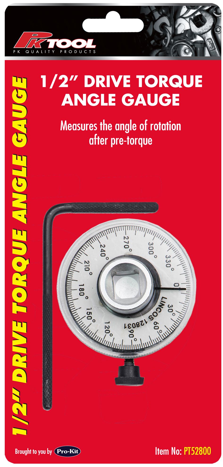 1/2” Drive Torque Angle Gauge - PKTool