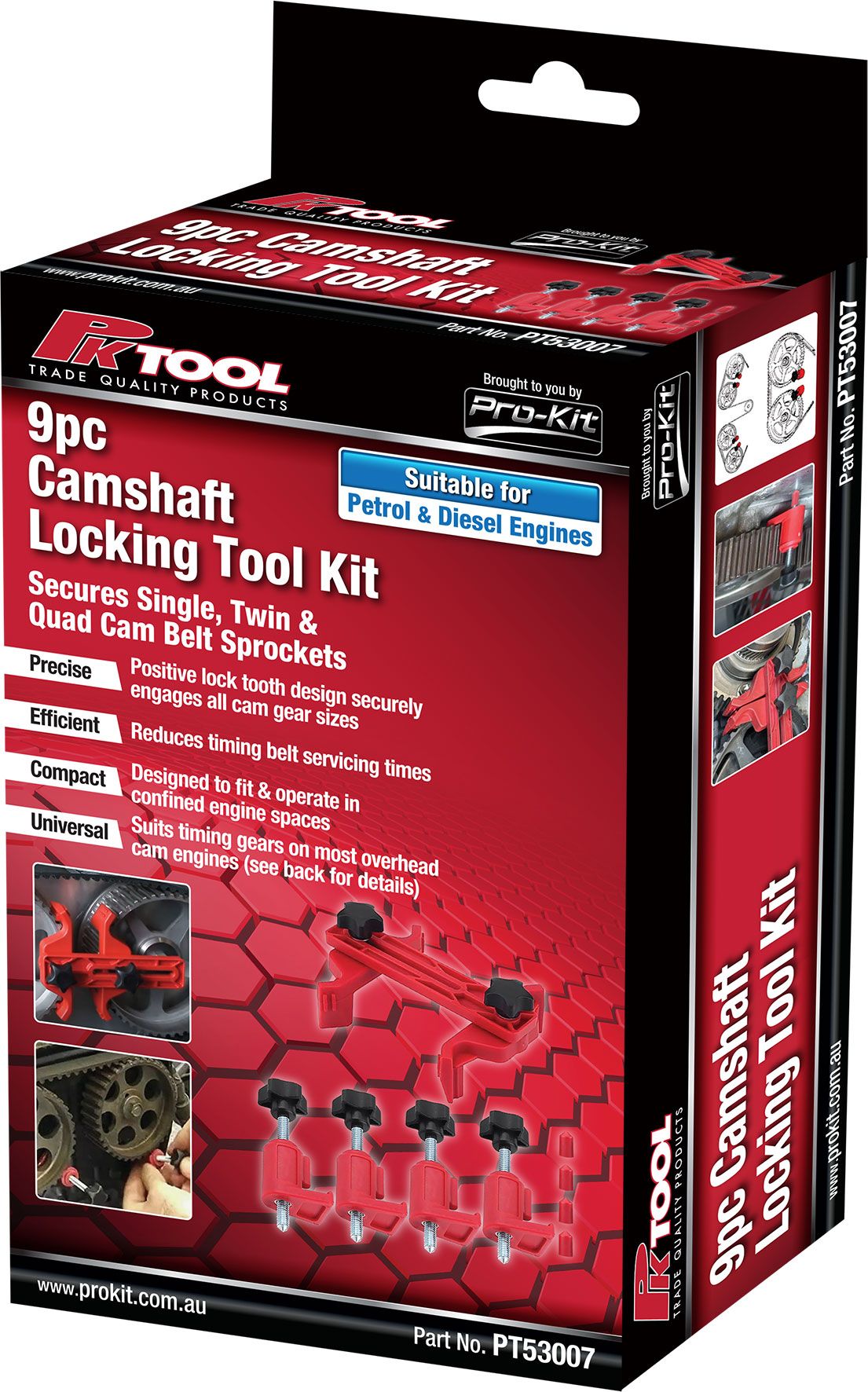 9 Pieces Camshaft Locking Tool Kit - PKTool