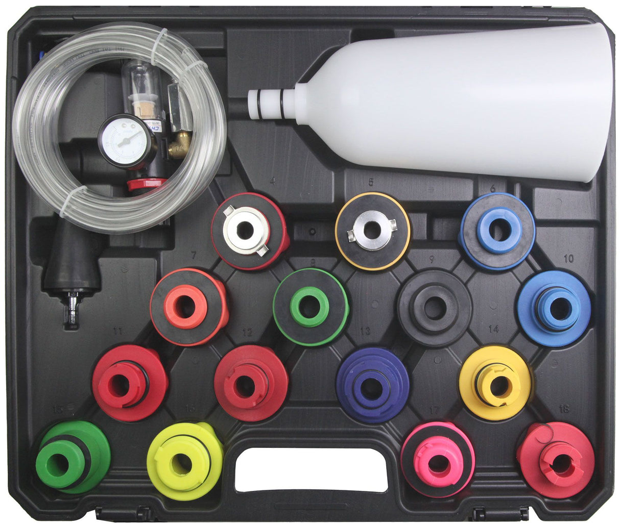 20 Pieces Pressurised Rapid Engine Oil Draining & Filling System - PKTool