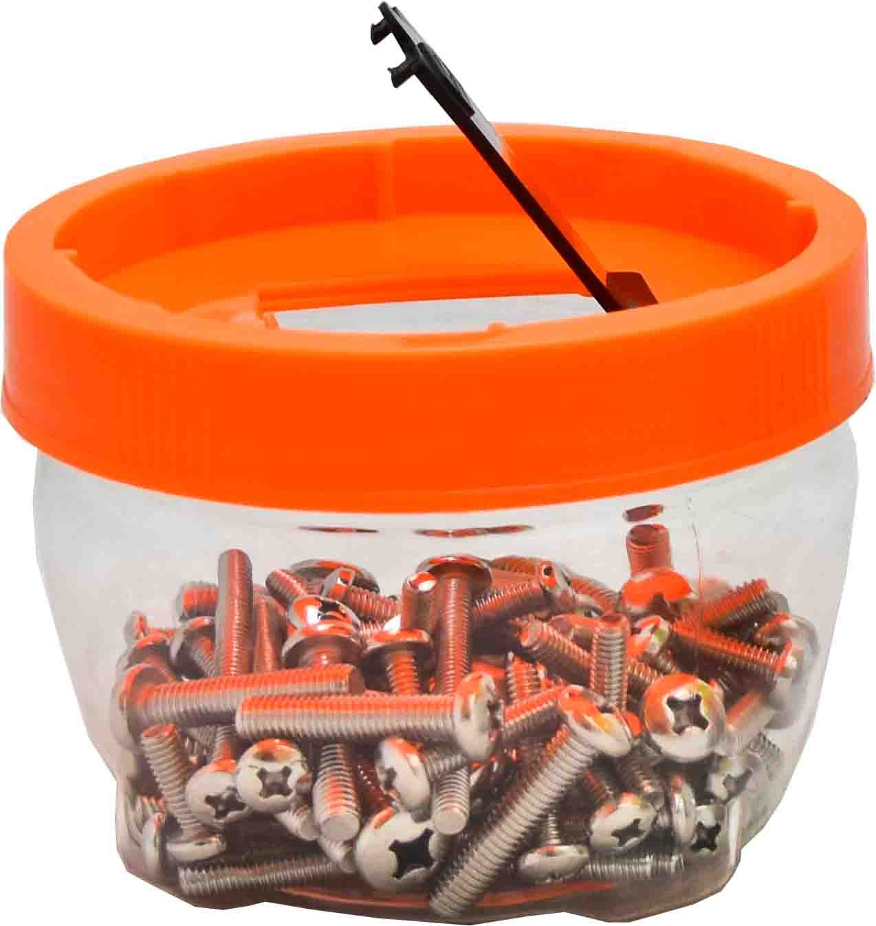 Smart Storage Jar 4pc Medium 10oz Stack & Interlock Each Other - PKTool