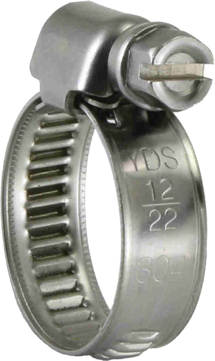 9mm Wide Stainless Steel Worm Drive 12-20mm Hose Clamp 10 Pieces - PKTool