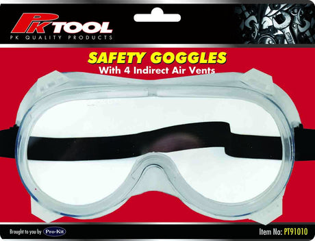 Safety Goggles With 4 Indirect Air Vents - PKTool
