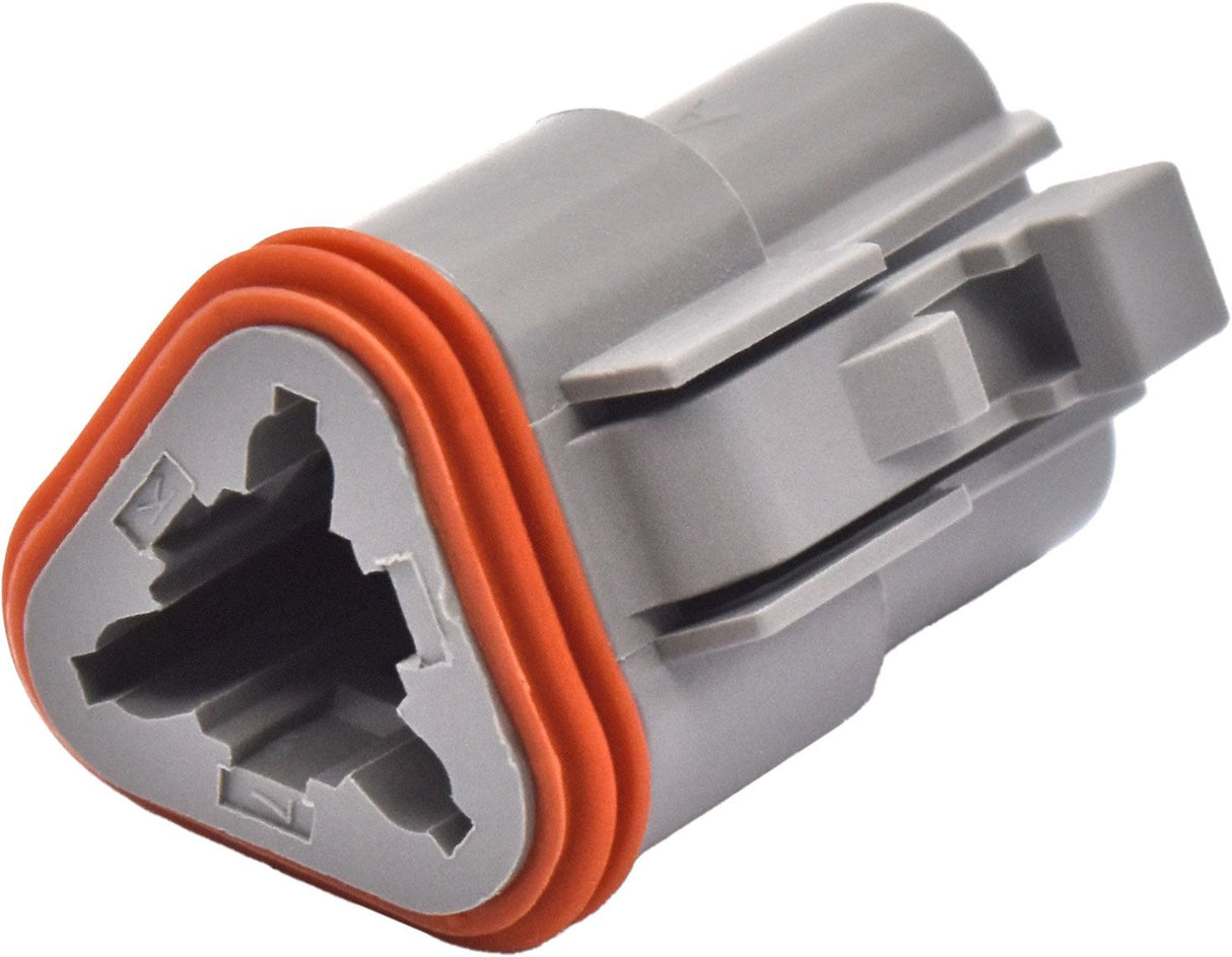 4 Piece Male Three Cavity Plug Connector & Wedgelock - PKTool | Universal Auto Spares