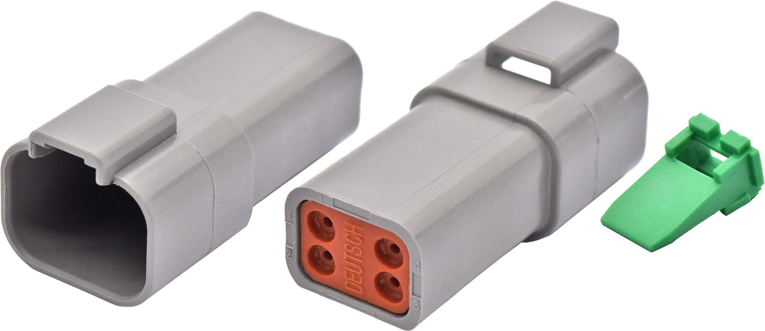 4 Piece Female Four Cavity Connector & Wedgelock - PKTool | Universal Auto Spares
