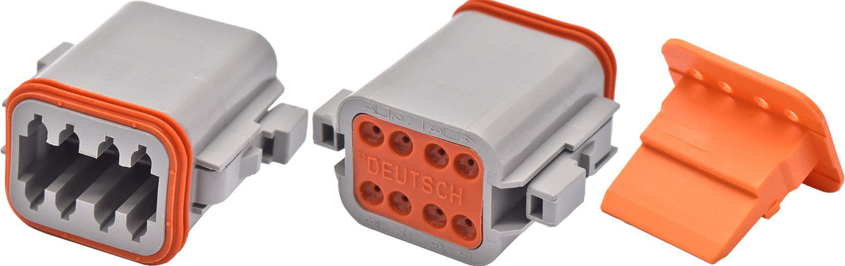 1 Piece Male Eight Cavity Plug Connector & Wedgelock - PKTool | Universal Auto Spares