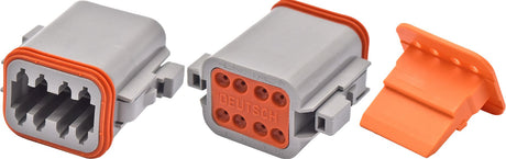 1 Piece Male Eight Cavity Plug Connector & Wedgelock - PKTool | Universal Auto Spares