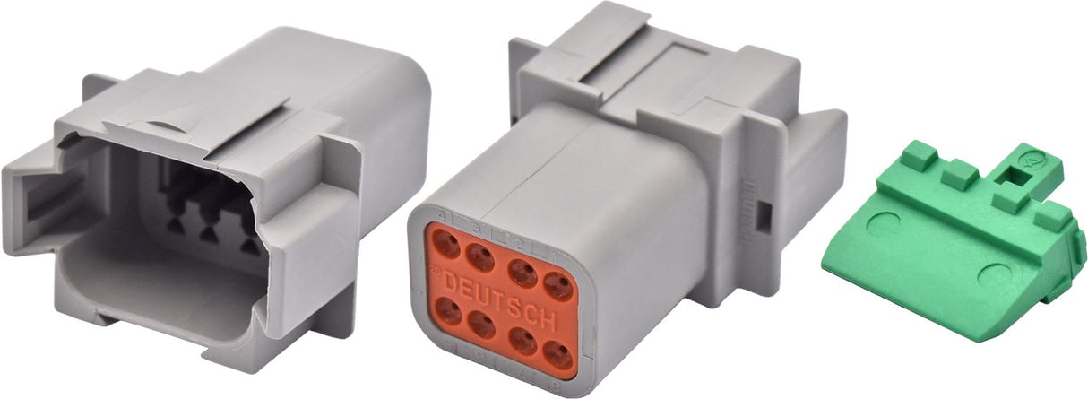 1 Piece Female Eight Cavity Connector & Wedgelock - PKTool | Universal Auto Spares