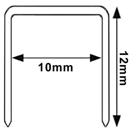 12mm 1000 Pieces Replacement Staples - PKTool
