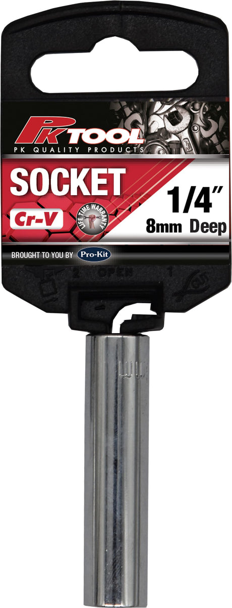 1/4" DR 8mm Deep Socket - PKTool