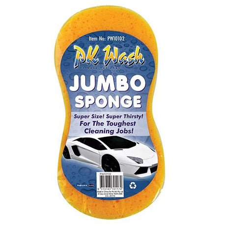 Sponge Jumbo 22 x 11.5 x 5cm - PK Wash | Universal Auto Spares