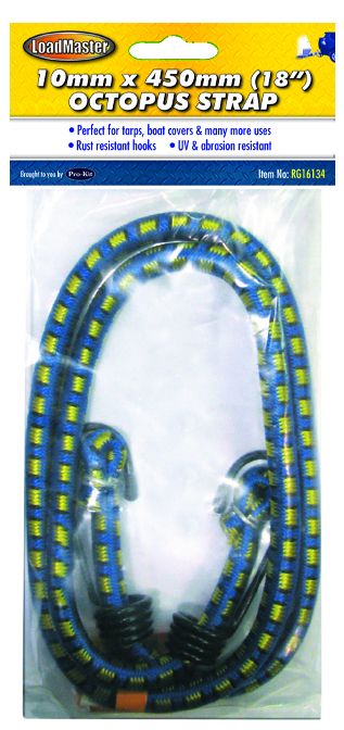 450mm Octopus Strap Steel Hooks - LoadMaster