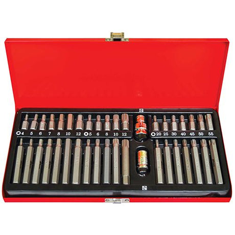 40 Pieces 10mm Hex Star, Hex & Spline Set - PKTool