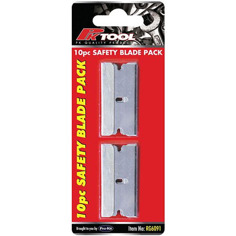 10 Pieces Safety Scraper Blade Pack - PKTool | Universal Auto Spares