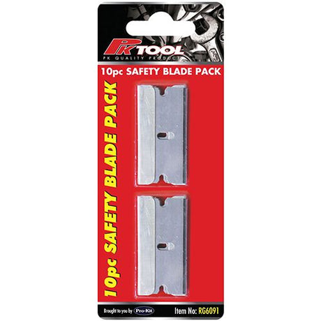 10 Pieces Safety Scraper Blade Pack - PKTool