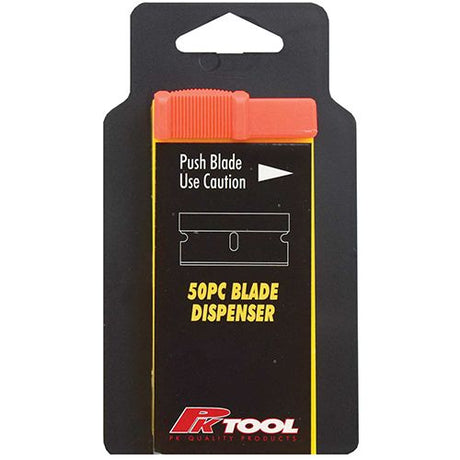 50 Pieces Safety Scraper Blade Pack In Safety Case - PKTool | Universal Auto Spares