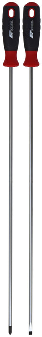 2 Pieces 450mm (18”) Phillips & Blade Long Screwdriver Set - PKTool