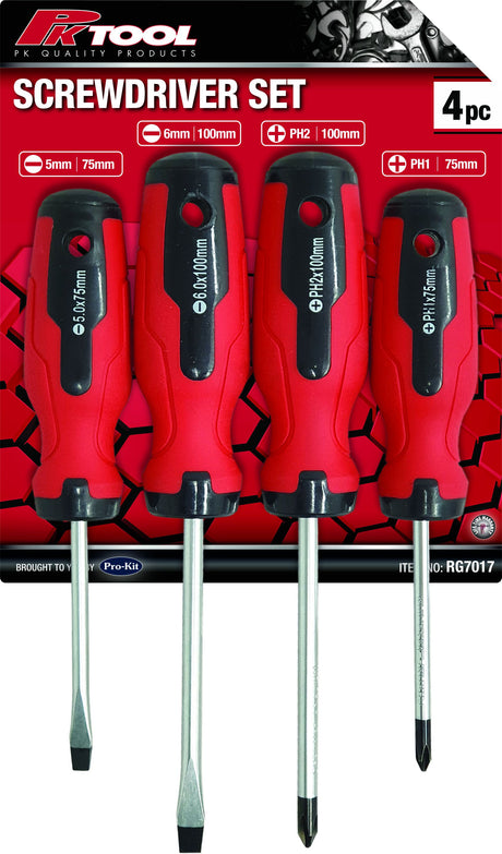 4 Pieces Screwdriver Set - PKTool