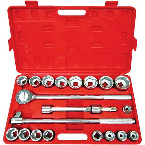 21 Pieces 3/4” Drive CR-V Jumbo Metric Socket Set - PKTool
