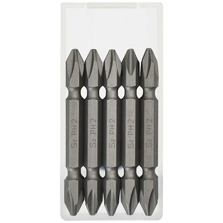 10 Pieces Double Ended 1/4” Hex 65mm Screwdriver Bits Set - PKTool
