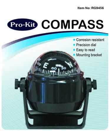 Compass With Bracket - Pro-Kit
