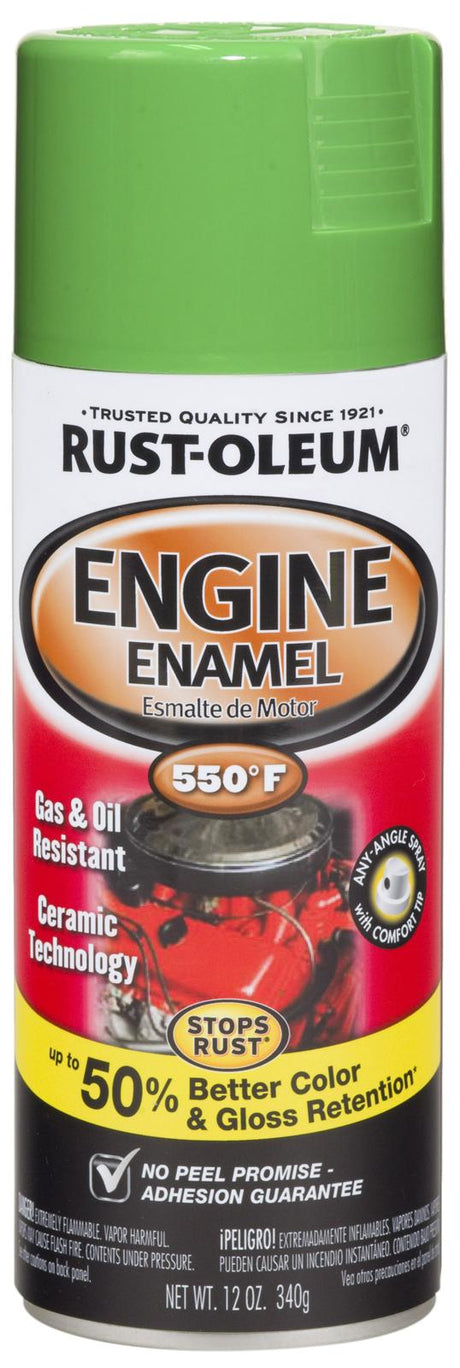 Engine Enamel Grabber Green 550°F Spray Paint 340g - Rust-Oleum