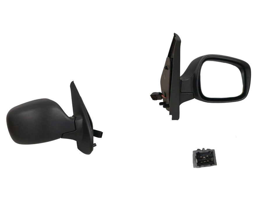 Electric Door Mirror (RHS with Heating) Black Renault Kangoo F76 2004 - 2010 RNKG-DOM-02R - Sterling