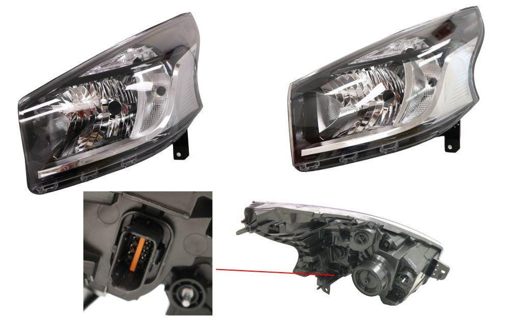 Headlight (LHS) Renault Trafic X82 2015 - 2019 RNTF-HEL-05L - Sterling