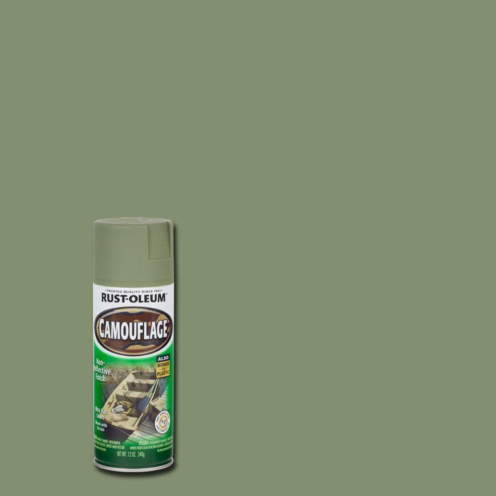 Specialty Army Green Camouflage Non-Reflective Finish 340g - Rust-Oleum