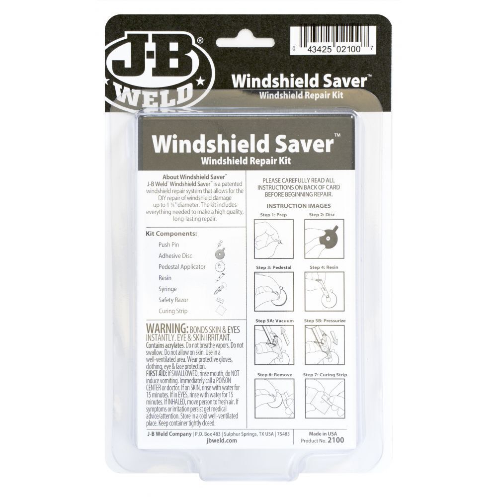Wind Shield Saver Repair System - J-B Weld