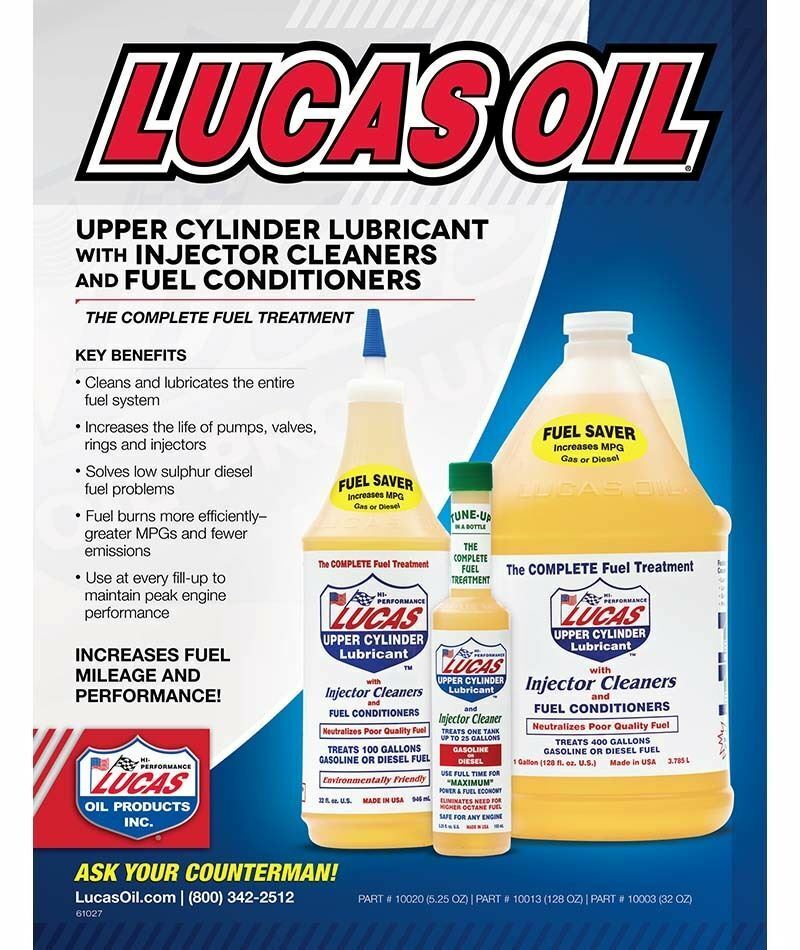 Upper Cylinder Lubricant Injector Cleaners & Fuel Conditioners 3.79L - Lucas Oil