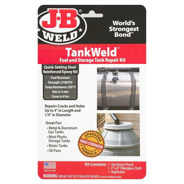 Tank Weld Fuel And Metal Tank Repair Kit - J-B Weld