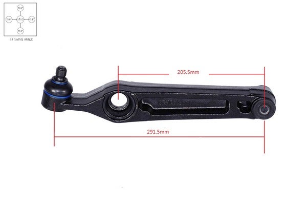 Front Lower Control Arm (with Ball Joint) Holden Cruze YG 2002 - 2006 SCA-HL074700N - Sterling